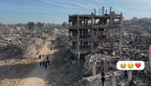Jabalia… The Camp Of Martyrs. This Is What Remains Of Our Homes. This Image Shows The Destruction Of