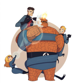 alcharlie:  Fantastic Four by =karioks It’s