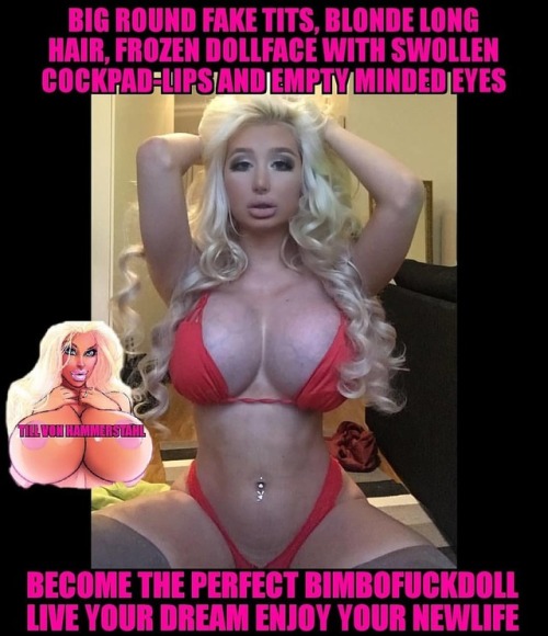 Better be a Bimbodoll! Bimbos have more fun! Like the amazing @bizarreprincess1 love her Look. Suppo