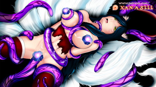   New art :) Ahri Hentai <3Consider become my Patron to get full naked arts and more (Delete GEMS!!) :) You will not regret :* <3 https://www.patreon.com/xanas111  