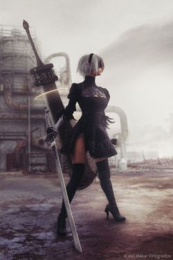 cosplaybeautys:2B from Nier Automata 😲😍 Cosplayer: Helly von Valentine