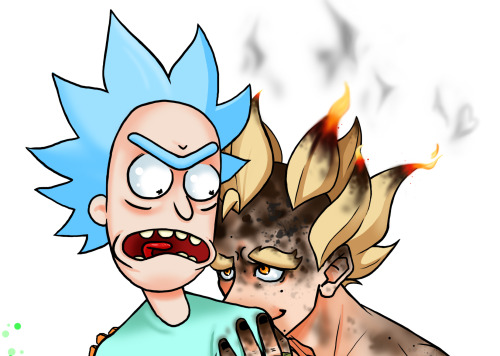 Another Rick/Rat Crossover !You can test your pop-culture by finding all the arms references! Enjooo