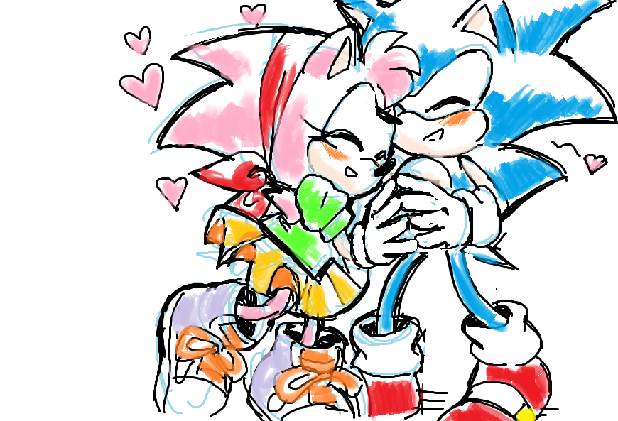 Sonamy Your Bracelet, hahaha look at sonic, XxSonamyxX