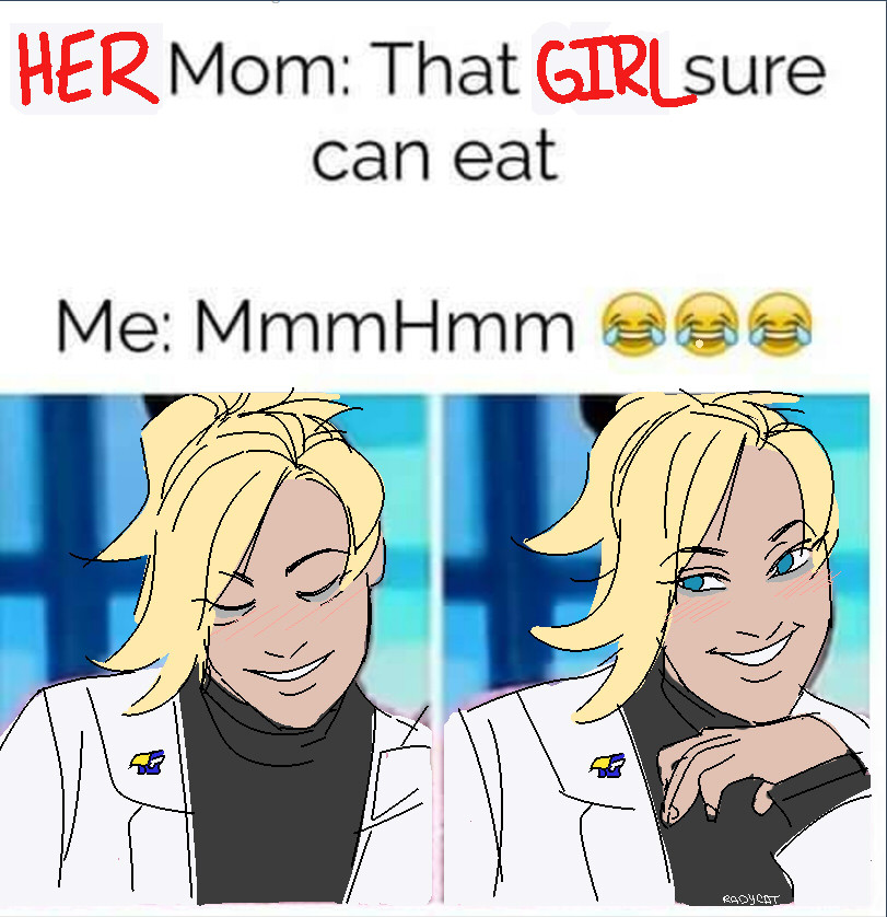 lavenderpanda:  radycat:  fresh pharmercy meme —[Ko-Fi]  @tybaar 