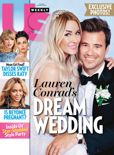 eonline:
“ OMG, how gorgeous is Lauren Conrad’s wedding look?! LOVE!
”