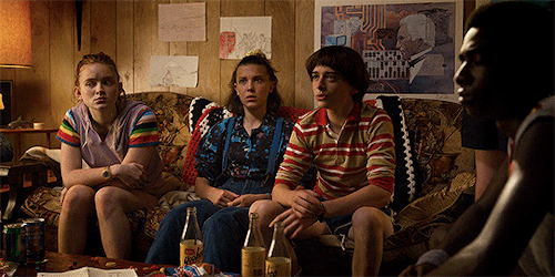 30 DAYS TO STRANGER THINGS 4: DAY NINETEENfavorite setting: mike’s basement #this basement is a character this basement has been witness to unimaginable pain this basement is going to be sobbed over when karen  #inevitably downsizes as a 🕯 divorced 🕯 empty nester #**#gifs#mygifs#st 1#st 3#stranger things#strangerthingsedit#tvstrangerthings#dailystrangerthings#usertelevision#userbbelcher#cinematv#userjackie#tuserjake#lesbianrobin#30daystost4