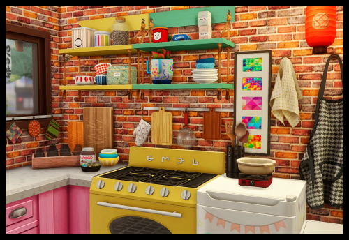 harinezumi-sims:Decorated this cutteee house by @teekalu because I’m in the mood for anything 