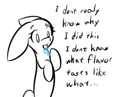 ask-ponyghost:  askannospirit:  I don’t know cause I’ve never really… eaten… anything before… I really wanna know~ ^^ ((referencing this post))    (ectoplasm in her mouth, looks like it was done on purpose &gt;w&gt;)  HNNNNG *dead*