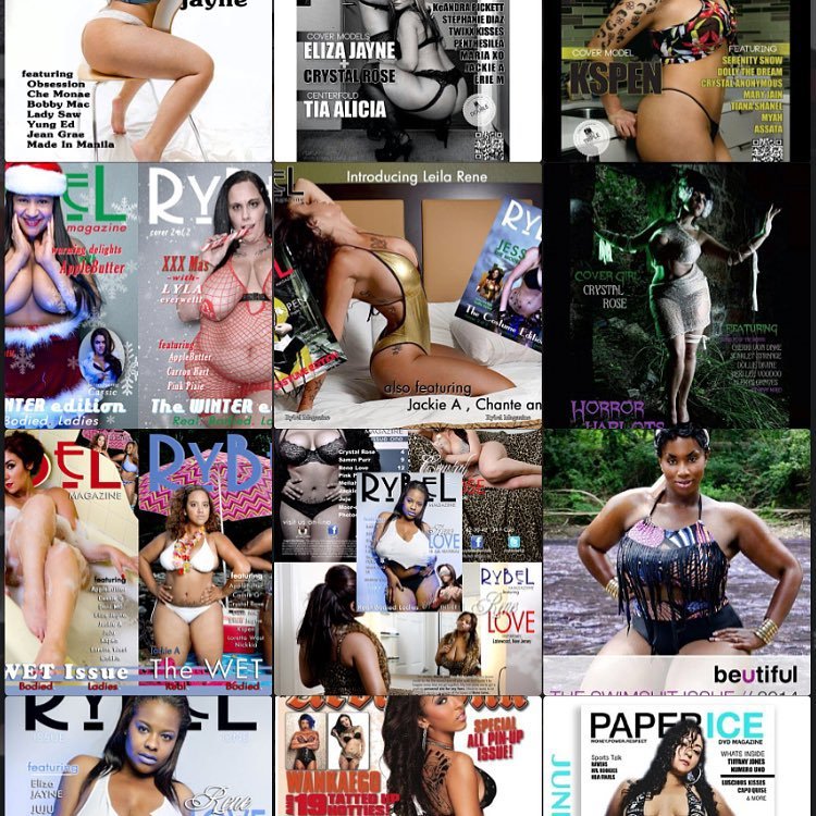 Previous magazines I&rsquo;ve had covers with. So Magazine submission time!!
