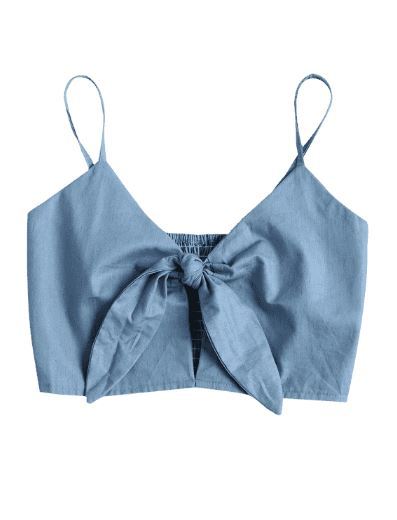 coquettefashion: Blue Items Tie Front Dress | Tie Front RomperTie Front Gingham 