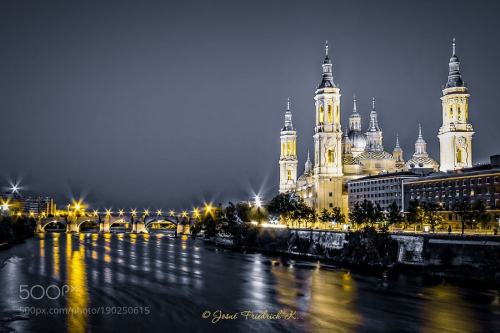 mike13mt:Zaragoza in yellow-BW by ebjofrie