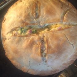 Happy Easter with this quiche I made for