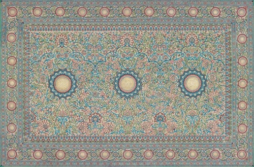 The famous pearl carpet from Baroda