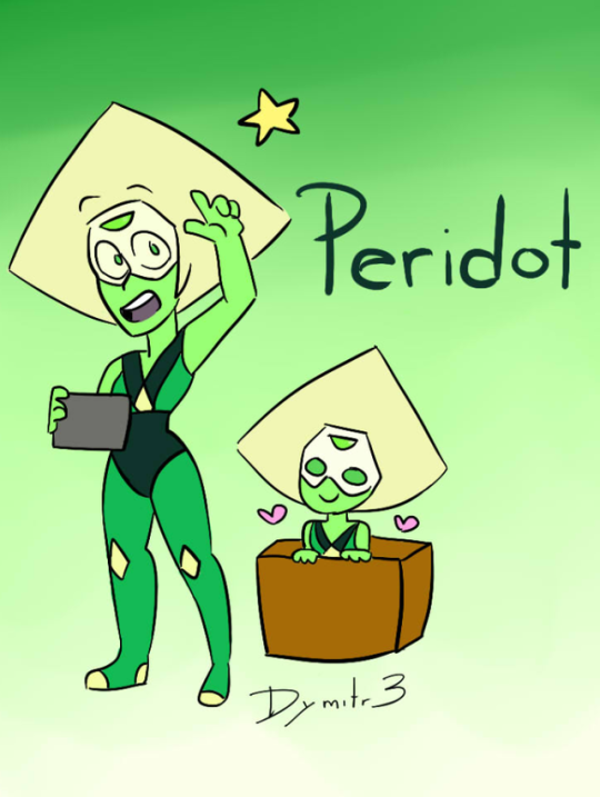 dymitre:  Peridot, this character I love :3 still wanted to make a drawing