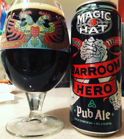 Barroom Hero (Dropkick Murphys Pub Ale) - @magichatmass @magichatbrewing - - - #drinkbeernow #beer #