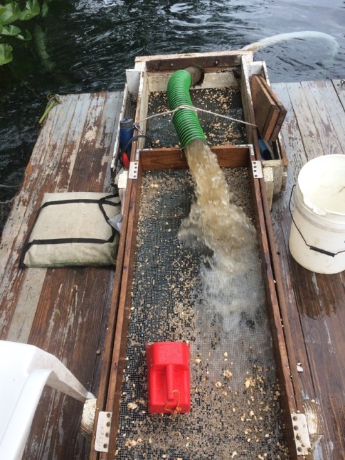 Submerged prehistoric archaeology: a view from the dredge barge.