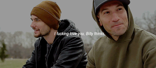 fondlylupin:  Quote from the incredibly beautiful Frank/Billy fanfic we were never here by Contra.  