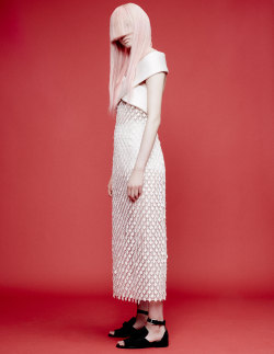 aetsogard:   Thinly Veiled Beauty Photograph by Jerome Corpuz; styled by Caroine Grosso.   