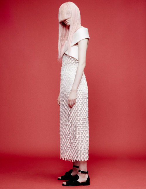 wmagazine: Thinly Veiled BeautyPhotograph by Jerome Corpuz; styled by Caroine Grosso. 