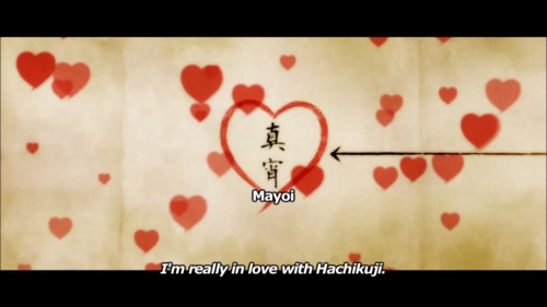 boxwearingcrow:  In which the harem-ish qualities of the show are alluded to. 