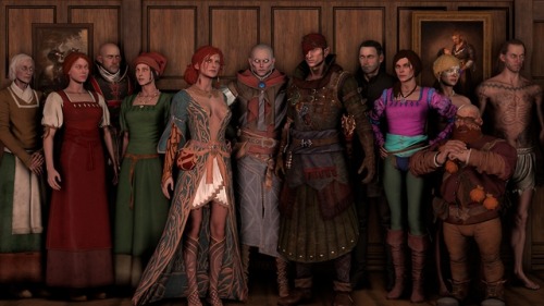 The Witcher 3: Wild Hunt Character Pack 7 Avallach, Triss Merigold dlc dress hack, Hjalmar an Craite