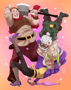 onesmolhurt:  🖤 Magnus, Merle and Taako! 🖤