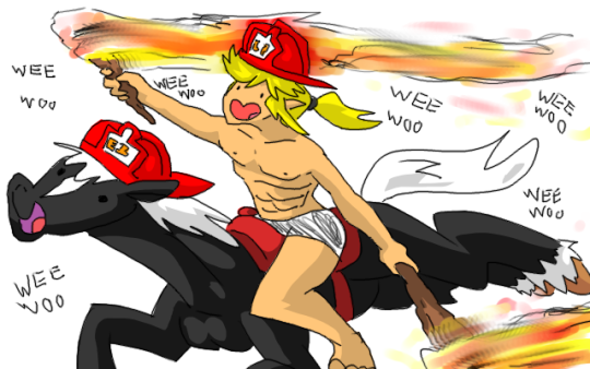 If BOTW Link was the only fire Department in Hyrule