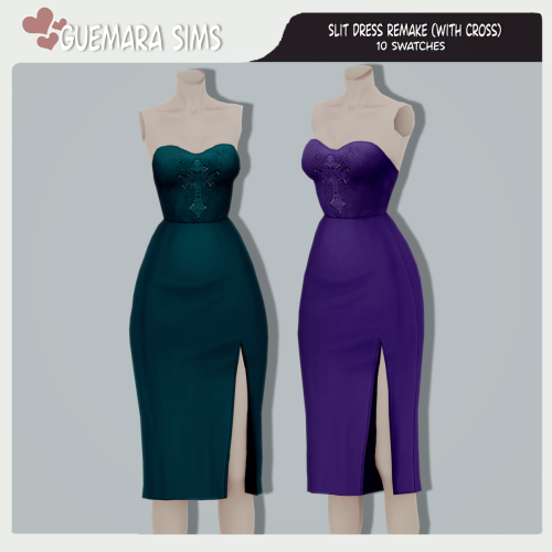 A Remake Of My Old Dress, 'Slit Dress'. I Hope You Like It! I Will Be Making More Remakes, I Don't Put