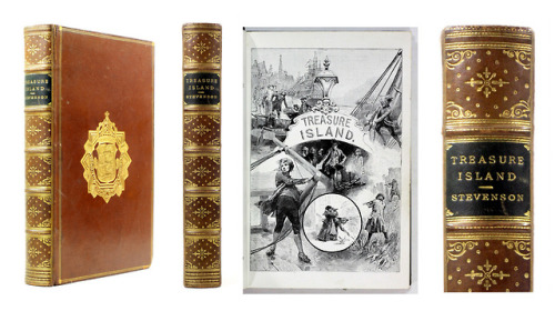 michaelmoonsbookshop:Treasure Island Robert Louis Stevenson1899 Illustrated Edition[Sold]