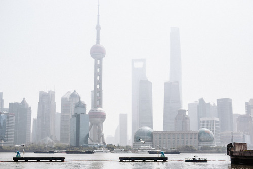 strolling around the bund - where old meets new