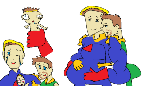 Idk Why I Made More The Boys Yaoi But Um.here Is Pregnant Homelander X The Deep Yaoi And Also Their Freak