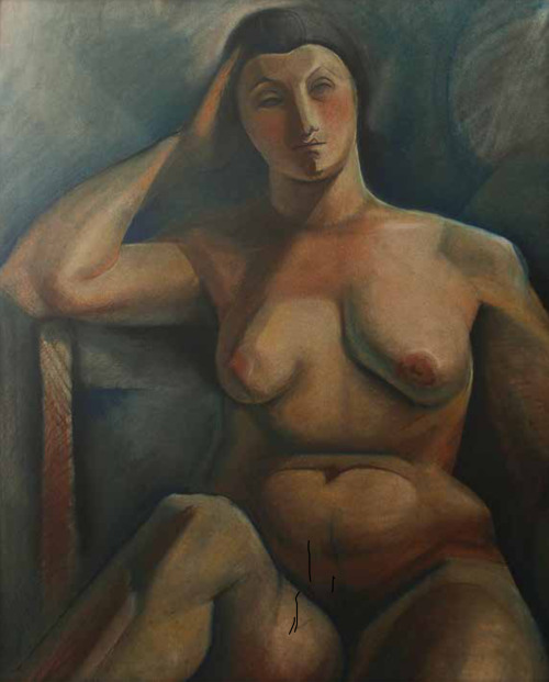 terminusantequem:Lino Enea Spilimbergo (Argentinian, 1896-1964), Desnudo Femenino París, 1927