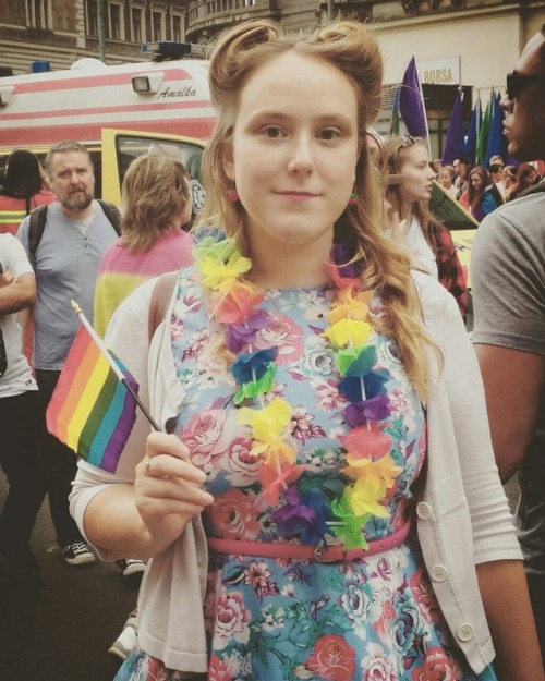 Me at prague pride 2017