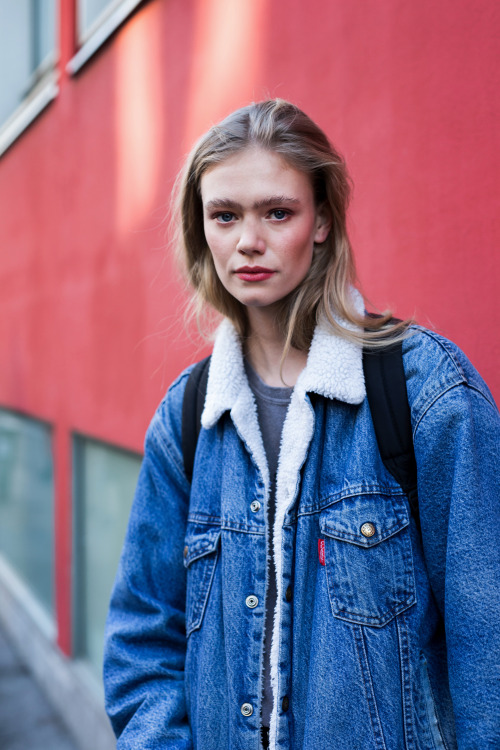 Femke Albada Jelgersma in Milan by Luca Ava