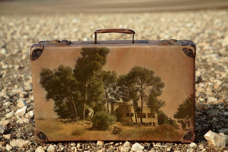 artchipel:  Monday’s Curator 112  Yuval Yairi (b.1961, Israel) - Memory suitcases