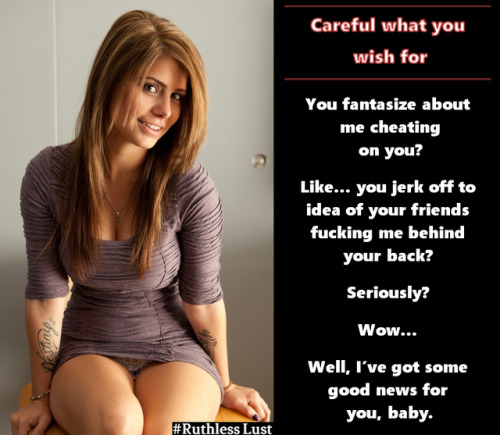 ruthless-lust:Cucktales: Careful what you wish for