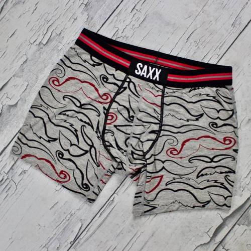 Our favorite boxers of the season, SAXX Underwear mustached collaboration with the Movember Foundati