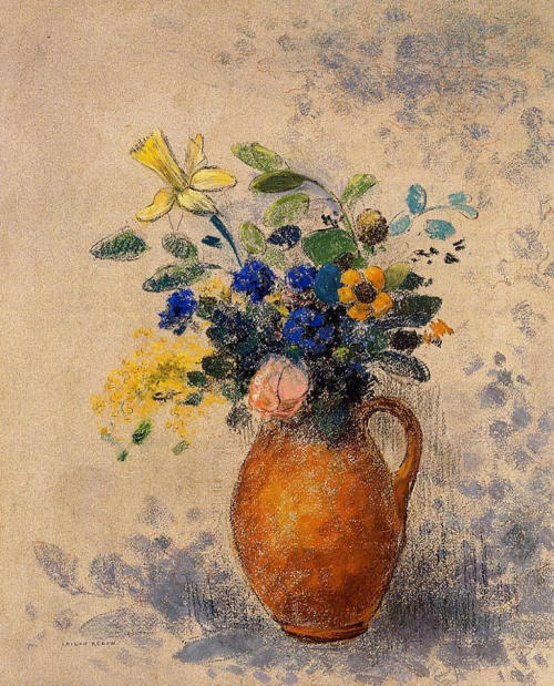 Vase of Flowers, 1908, Odilon Redon