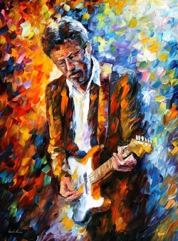haughtyspirit:  Artist: Leonid Alfremov Clapton 