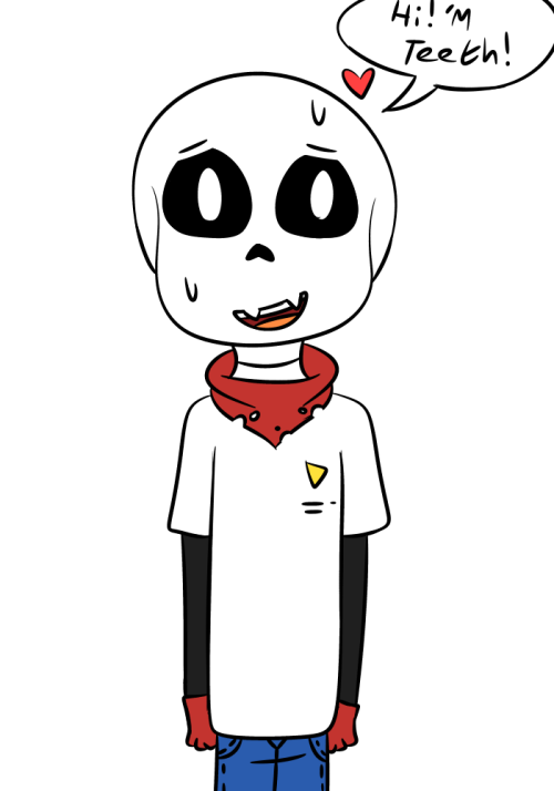 And Lastly, My Teeth Bitty! Once Again, Hes From @dotchi13! The First Thing He Asked After A Day Of Meeting