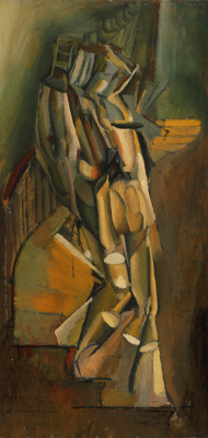philamuseum:“Nude Descending a Staircase (No. 1),” 1911, Marcel Duchamp