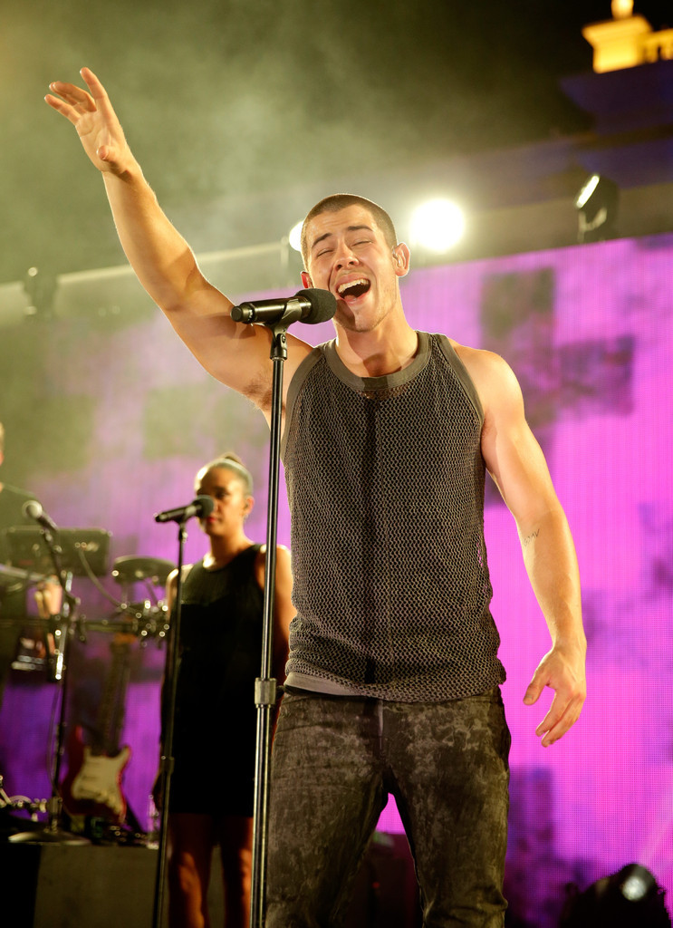 jobrosnews:  Nick Jonas performs onstage during The iHeartRadio Summer Pool Party