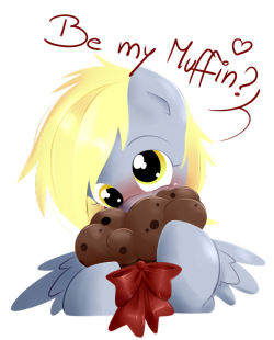 secret-pony:  Be my muffin?  HNNG &lt;3