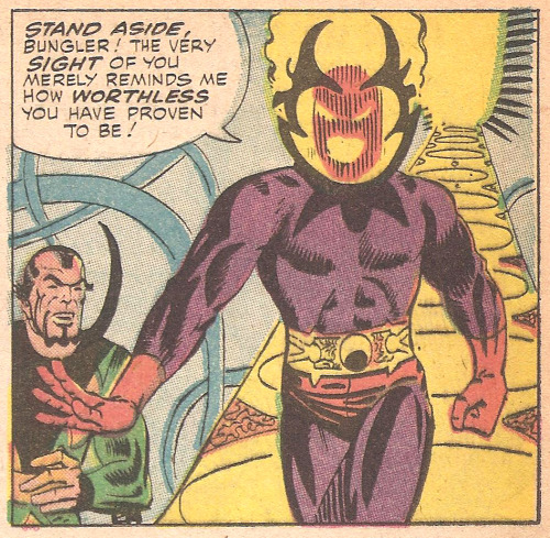 Stand Aside, Bungler (by Steve Ditko from Strange Tales #140, 1966)