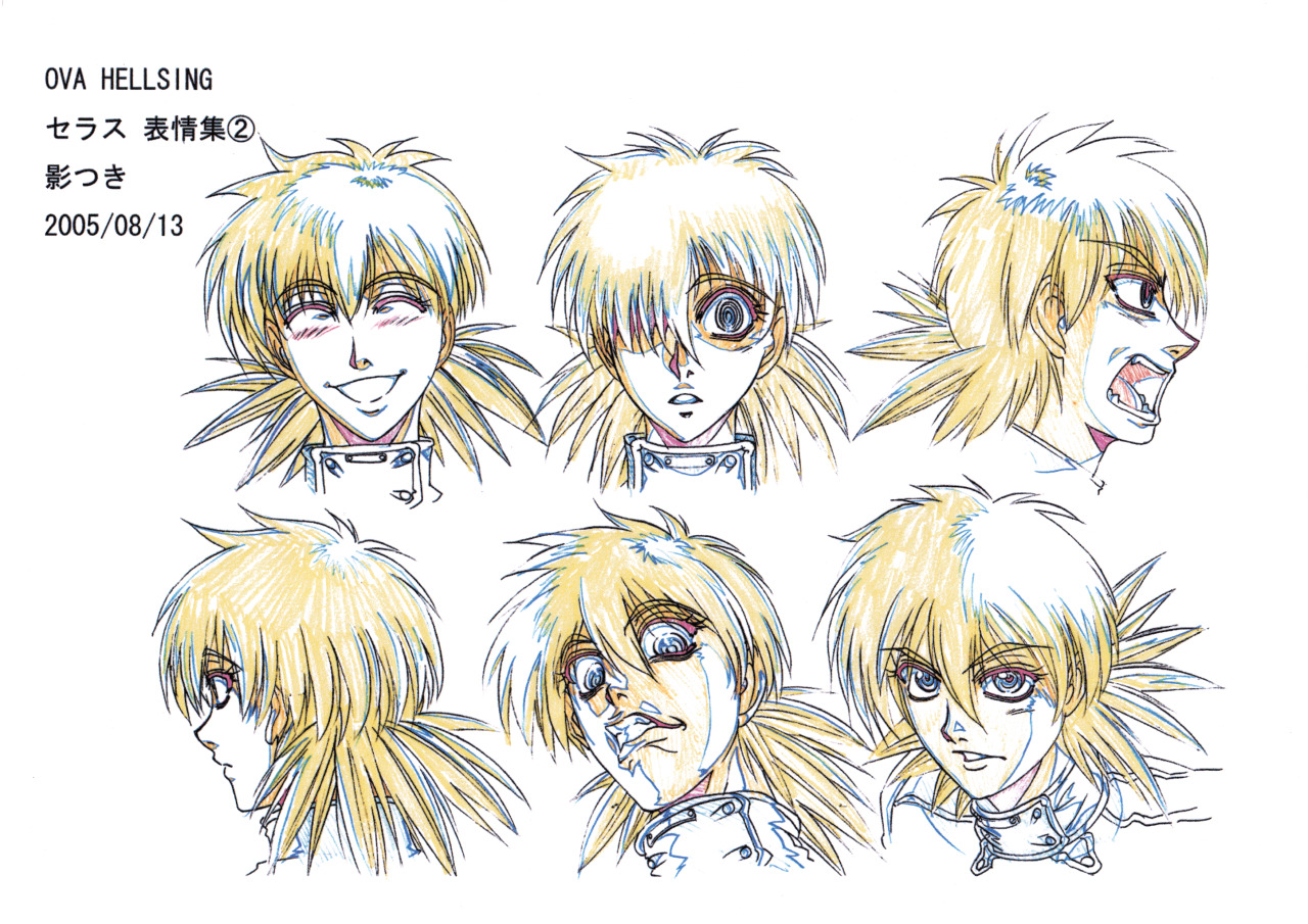 Settei Guy on X: Integra Anime: Hellsing 2001 Character designs by: Murata  Toshiharu #hellsing #hellsingultimate #settei #modelsheets #hellsing2001   / X