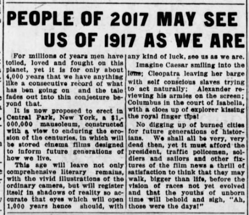yeoldenews: (source: The Tacoma Times, January 4, 1917.)