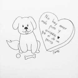 dospiezas-deun-corazonroto:  Dedicado a todos los lomitos suaves preciosos 💕🐶  #camyjc #camiilustraciones