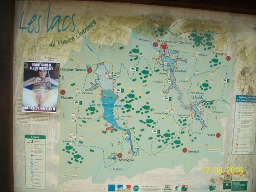 The huge slag that is Siobhan Anderson displayed on a French public information board for everyone o