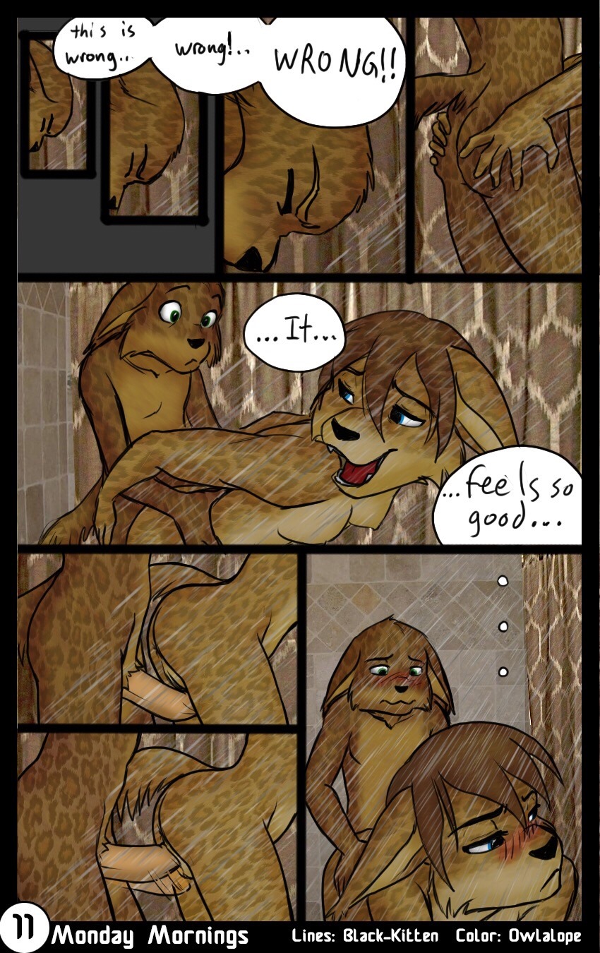 hazrdwolf:   [Black-Kitten] Monday Mornings Part [2/2]   