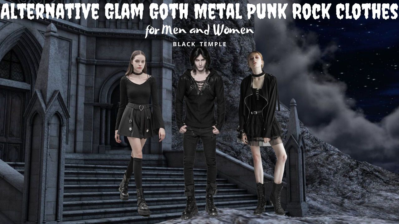 Black Temple — 🧛‍♀️Alternative Glam Goth Metal Punk Rock Clothes